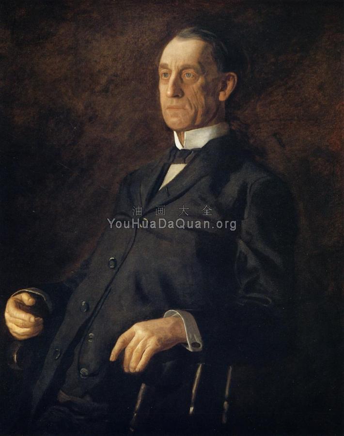 Portrait of Asburyh W. Lee - 托马斯·伊肯斯